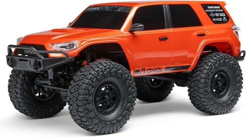 شاحنة RC المحورية 1/24 SCX24 Toyota 4Runner 4x4 RTR زاحف الصخور ، RTR (البطارية والشاحن المشمولة) الرمادي ، AXI-2035T2 in Kuwait