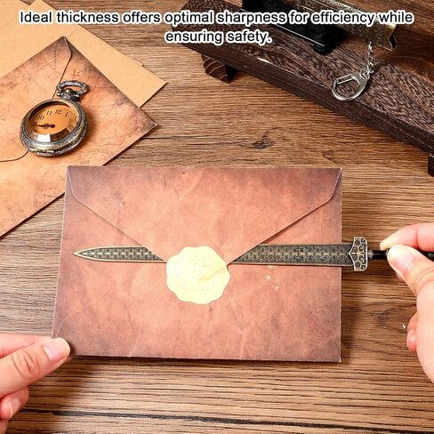 Ancient Sword Letter Opener with Sheath and Display Stand, Decorative Vintage Letter Opener Sword Mail Open Tool Envelope Slitter Zincalloy Blade in Saudi Arabia
