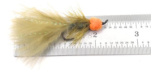 Egg sucking leech, fly fishing, multiple colors, trout, salmon, and other fresh water species, salmon hook, set of ten flies (10pcs set), two flies of each color, multiple sizes available (Hook # 6) in Saudi Arabia