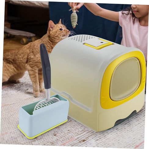 DECHOUS 2Pcs Cat Litter Scoop Holder Convenient Plastic Stand for Litter Scooper Durable Storage for Cat Waste Keeps Floors and Organized in Saudi Arabia