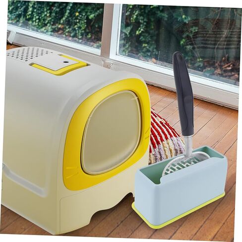 DECHOUS 2Pcs Cat Litter Scoop Holder Convenient Plastic Stand for Litter Scooper Durable Storage for Cat Waste Keeps Floors and Organized in Saudi Arabia