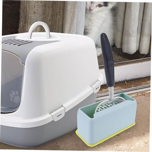 DECHOUS 2Pcs Cat Litter Scoop Holder Convenient Plastic Stand for Litter Scooper Durable Storage for Cat Waste Keeps Floors and Organized in Saudi Arabia