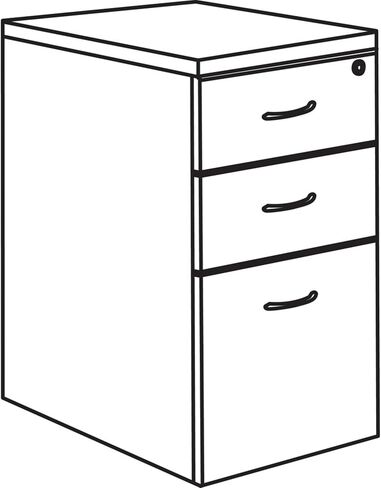 Lorell Mobile Pedestal, Box/Box/File in Saudi Arabia