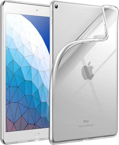 JETech Case for iPad Pro 12.9-Inch 2022/2021 (6th/5th Generation), Soft TPU Transparent Slim Shockproof Tablet Cover, Support Pencil 2nd Charging (Clear) in Saudi Arabia