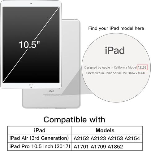 JETech Case for iPad Pro 12.9-Inch 2022/2021 (6th/5th Generation), Soft TPU Transparent Slim Shockproof Tablet Cover, Support Pencil 2nd Charging (Clear) in Saudi Arabia