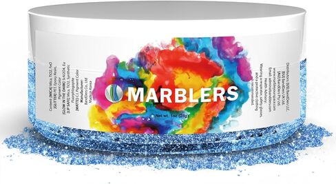 MARBLERS Blue Mica Powder Colorant [Fine Navy] 3oz (85g) | Cosmetic | Epoxy Resin Pigment | Dye | Non-Toxic, Vegan, Cruelty-Free | Lip Gloss, Nails, Body Butter | Bath Bomb, Candle & Soap Making in Kuwait