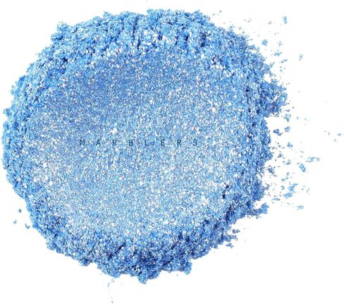MARBLERS Blue Mica Powder Colorant [Fine Navy] 3oz (85g) | Cosmetic | Epoxy Resin Pigment | Dye | Non-Toxic, Vegan, Cruelty-Free | Lip Gloss, Nails, Body Butter | Bath Bomb, Candle & Soap Making in Kuwait