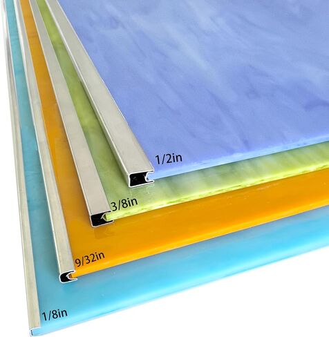1/8 "جاء u zinc لتأطير أعمال الزجاج الملون ، وجاء 36 قدم u قناة الزنك (3ft × 12) in Kuwait