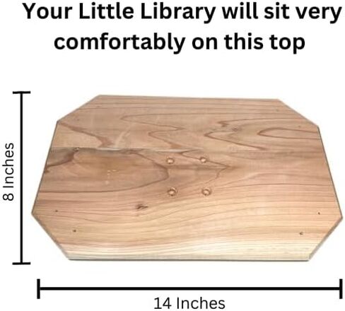ZXYPRO® Little Library Mount Cedar, USA Made in Kuwait