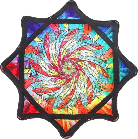 Beginner to Pro Spinning Cloth Flow Toy – Colorful Juggling Prop, 24.4 Inch 300 Grams, Flow Star Style (Paisley Pattern) in Kuwait