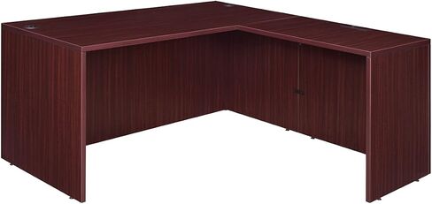 66 in. Legacy L-Desk Shell with 47 in. Return Mahogany in Saudi Arabia