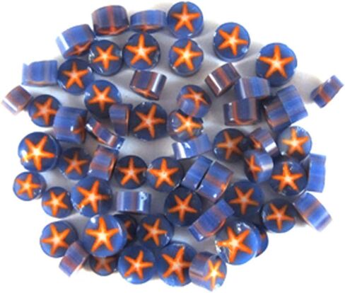 Starfish Murrine 32101 Millefiori Coe 90 Glacial Art Glass in Saudi Arabia