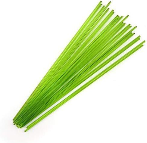 Spring Green Transparent COE 90 Stringer Sample - 4.375" Long Bullseye Glass Stringer in Saudi Arabia