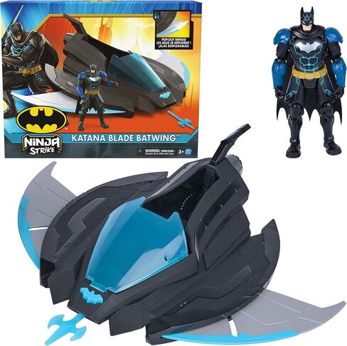 DC Comics, Batman Ninja Strike Katana Blade Batwing and 6" Action Figure, Super Hero Kids Toys for Boys and Girls Ages 3 & Up in Saudi Arabia