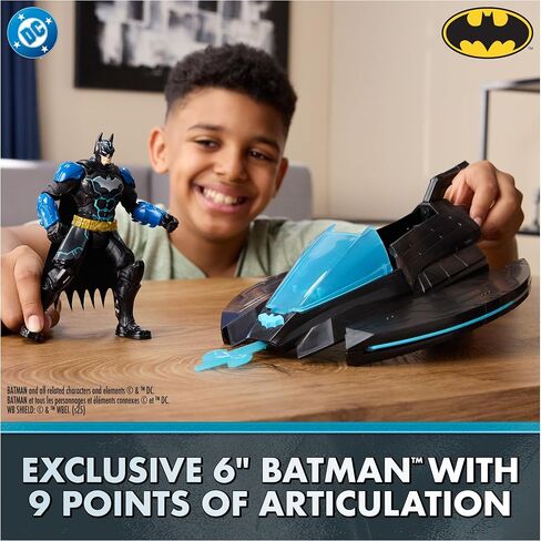 DC Comics, Batman Ninja Strike Katana Blade Batwing and 6" Action Figure, Super Hero Kids Toys for Boys and Girls Ages 3 & Up in Saudi Arabia