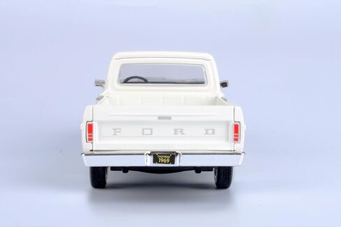1/24 Scale 1969 F-100 Pickup Truck Diecast Model Car, Motormax 79315 White in Saudi Arabia