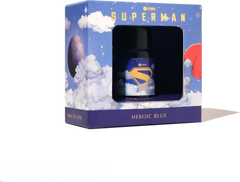 Warner Bros. Discovery, Official Licensed, Superman Special Edition, Fountain Pen Ink, Heroic Blue, 10ml in Kuwait