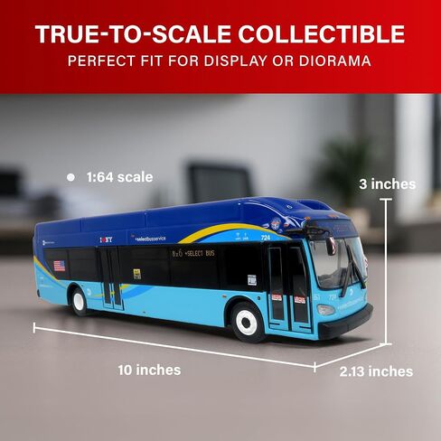 2024 NFI Xcelsior XN40 Transit Bus - MTA New York Select Bus - 1:64 مقياس in Kuwait