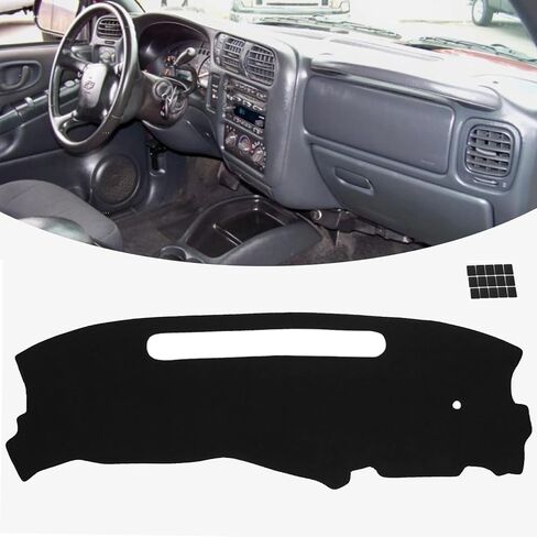 KEYOOG Dashboard Cover Dash Mat Fit for 1997-1994 Do-dge Ram 1500 2500 3500 (for Left Hand Drive),Car Dash Board Mat Anti-Glare Carpet,Non-Slip Pad Sunshield Protector (Grey) in Saudi Arabia