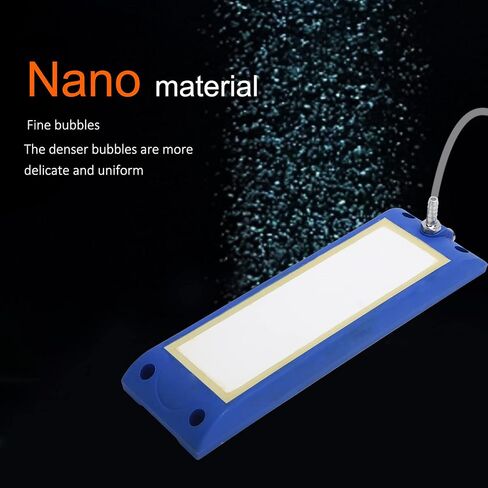 Gloglow Aquarium Air Stone Bars ، 11.1 × 3.5 بوصة نانو فقاعات الهواء ، أداة إطلاق الفقاعة ، أداة إطلاقها لضخات الهواء ضمن 200 سم/86.6 بوصة (L) in Kuwait
