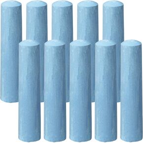 10 Pcs Sidewalk Chalks for Kids Non Toxic Jumbo Chalk for Party Gift Outdoor Art Classroom Play Painting (White) in Kuwait