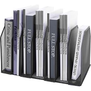 منظم ملفات المكتب ، منظم مجلد المكاتب القابل للفصل ، لا يسهل صدأ الطلاء المصنوع من الحديد المطاوع ، مناسبة للمنزل والمدرسة والفصول الدراسية (Black - 7 شبكات) in Kuwait