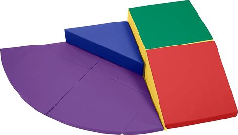 ECR4Kids SoftZone Adventurer's Summit Ramp, Corner Climber, Assorted, 4-Piece in Saudi Arabia