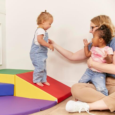 ECR4Kids SoftZone Adventurer's Summit Ramp, Corner Climber, Assorted, 4-Piece in Saudi Arabia