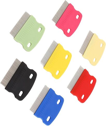 Dog Grooming Trimmer Cute Pet Cat Dog Comb Dog Flea Comb Steel Brush Hair Metal Comb Portable and Reusable for Flea Removal in Saudi Arabia