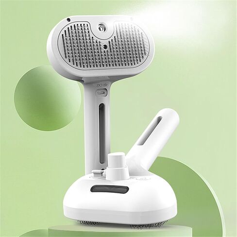 Labrador Charm Steam Brush, Furrybasics Pet Grooming Brush, 3-in-1 Self-Cleaning Steam Pet Brush, Brush with Water Tank and Release Button for Shedding Matted Hair in Saudi Arabia