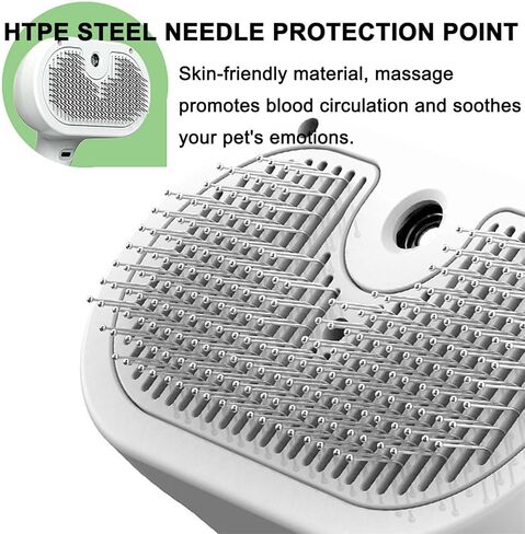 Labrador Charm Steam Brush, Furrybasics Pet Grooming Brush, 3-in-1 Self-Cleaning Steam Pet Brush, Brush with Water Tank and Release Button for Shedding Matted Hair in Saudi Arabia