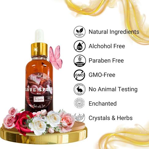 - تعويذة الحب زيت (1 أوقية) | الجذب ، الرومانسية والعاطفة طقوس زيت | Wiccan ، Pagan ، Hoodoo ، Care و Witchcraft Putting Oil (تعويذة الحب) in Kuwait