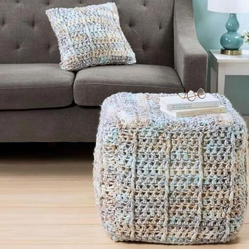 Leisure Arts Poufs And Pillows Crochet Book, Crochet Book, Pattern Books, Books Patterns, Patterns, Stitch Patterns For Beginners in Saudi Arabia