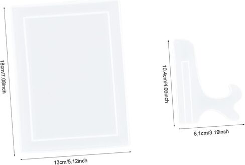 DOITOOL 1set Silicone Photo Frame Mold for Crafting Unique Picture Frames Versatile Epoxy Molds for Creative Home Projects for Customizing with Colors and Decorations in Saudi Arabia
