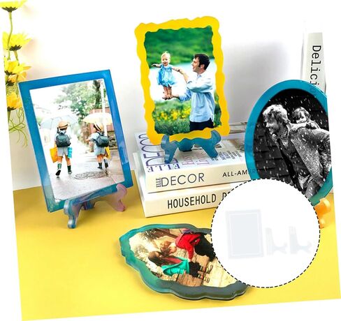 DOITOOL 1set Silicone Photo Frame Mold for Crafting Unique Picture Frames Versatile Epoxy Molds for Creative Home Projects for Customizing with Colors and Decorations in Saudi Arabia