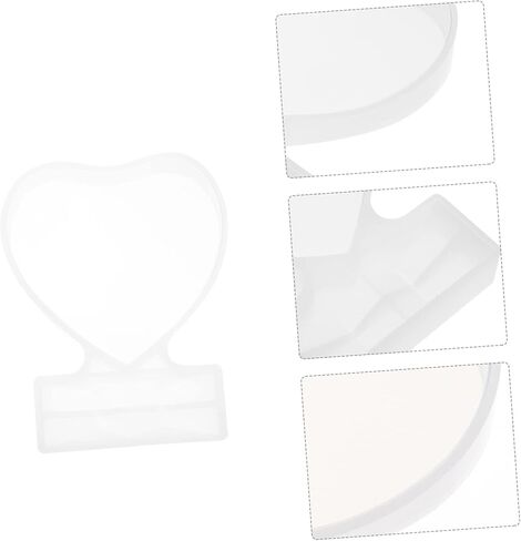 Angoily 1pc Heart Shape Photo Frame Epoxy Mold for Crafts Casting Mold for Creative Projects for Home Decor and Wedding Keepsakes in Saudi Arabia