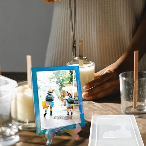 1set Silicone Molds for Photo Frames Easy Use Safe Silicone Material for Crafting Custom Picture Frames for Home Decoration and Personal in Saudi Arabia
