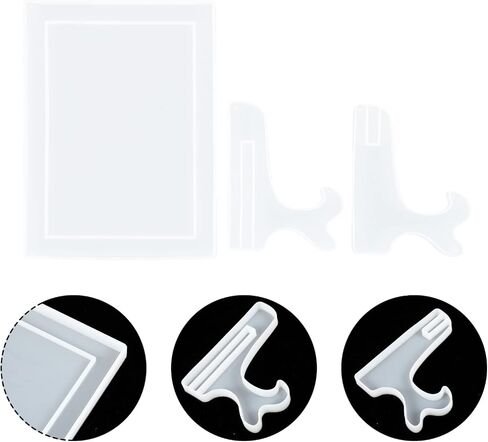 1set Silicone Molds for Photo Frames Easy Use Safe Silicone Material for Crafting Custom Picture Frames for Home Decoration and Personal in Saudi Arabia