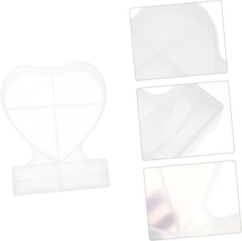 Angoily 1pc Heart Shape Photo Frame Epoxy Mold for Crafts Casting Mold for Creative Projects for Home Decor and Wedding Keepsakes in Kuwait