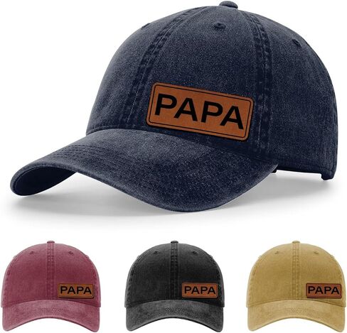 قبعة Papa Vegan ، 324 Style Trucker Leather Catch Hat للرجال والنساء ، 6 لوحة بيسبول قبعة مع حاوية Snapback in Saudi Arabia
