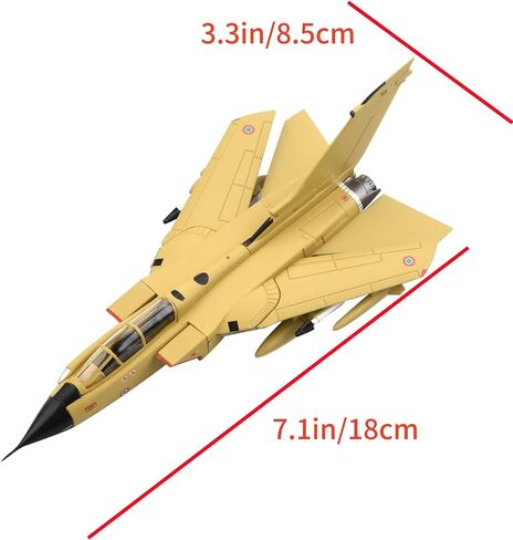 1/100 Scale Europefighter Tornado Modely Model Model Diecast Plane Toy for Collection in Kuwait