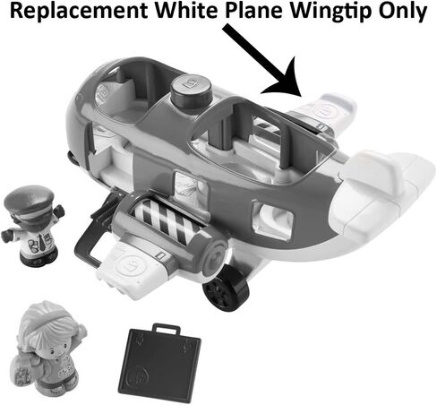 Replacement Part for Fisher-Price Little People Travel Together Airplane Playset - DJB53 ~ Replacement White Plane Wingtip in Saudi Arabia