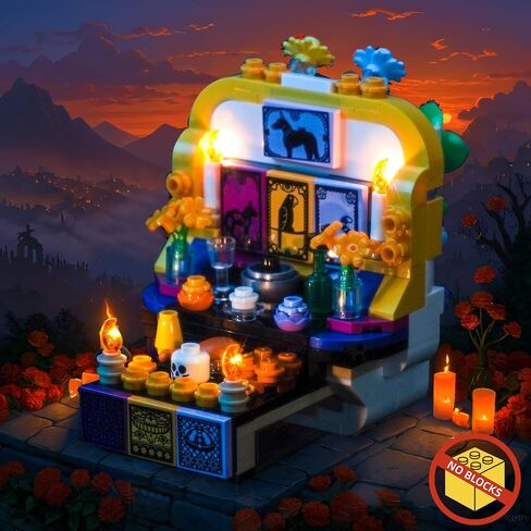 إضاءة LED المتوافقة مع مذبح LEGO 40811 من الموتى (أضواء فقط ، لا نموذج) in Saudi Arabia