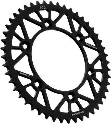 JT Sprockets JTA897.40BLK Black Racelite Anodized Aluminum 7075 T6 Rear Sprocket, Single in Saudi Arabia