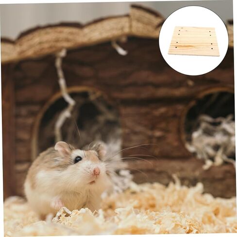 ERINGOGO 1PC Wooden Pet Foot Pad Multi Function Grinding Board for Guinea Pigs Rabbits and Chinchillas Chic Design with Easy Fixing for Pet Nail Care in Saudi Arabia
