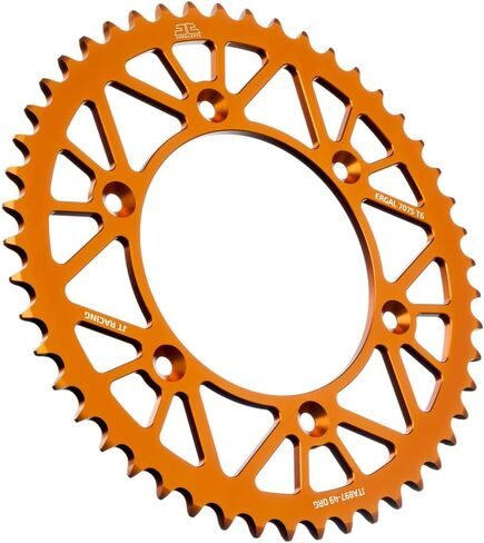 JT Sprockets JTA897.40BLK Black Racelite Anodized Aluminum 7075 T6 Rear Sprocket, Single in Saudi Arabia
