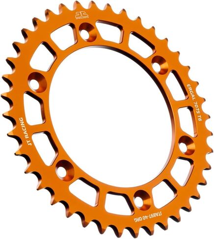 JT Sprockets JTA897.40BLK Black Racelite Anodized Aluminum 7075 T6 Rear Sprocket, Single in Saudi Arabia
