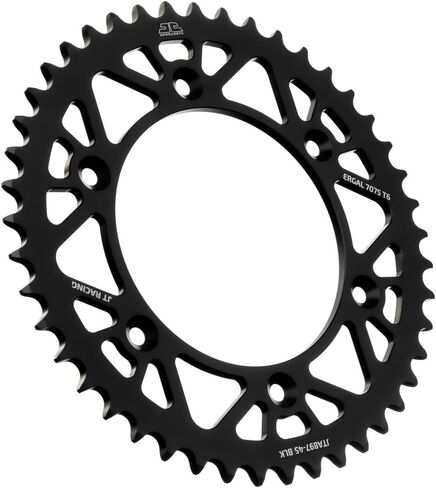 JT Sprockets JTA897.40BLK Black Racelite Anodized Aluminum 7075 T6 Rear Sprocket, Single in Saudi Arabia