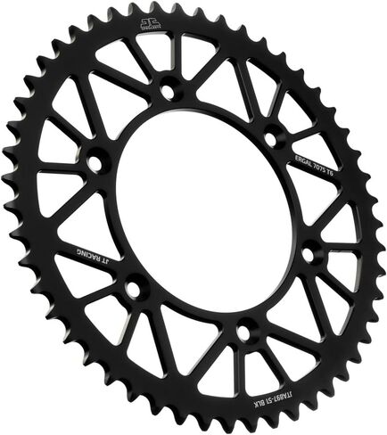 JT Sprockets JTA897.40BLK Black Racelite Anodized Aluminum 7075 T6 Rear Sprocket, Single in Saudi Arabia