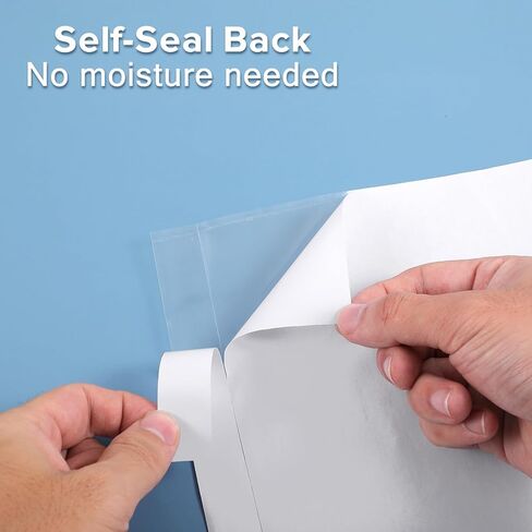 100 PCS 9.5"x 13.4" Clear Self-Adhesive Packing List Envelopes - Fit 8.5x11 inch Letter - Shipping/Mailing Pouch Enclosed Bags for Packing Slips Invoice Label in Saudi Arabia